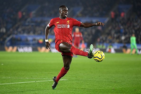 Sadio Mane in action for Liverpool